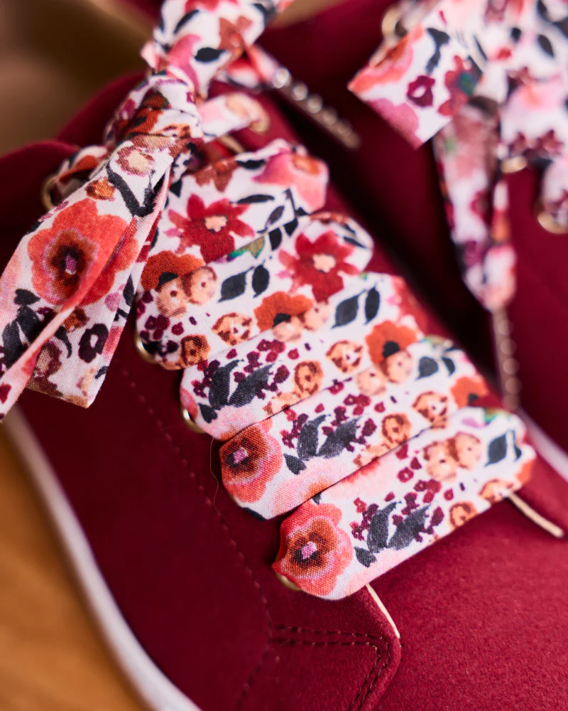 Lacets Fleurs Rubis - Image 4